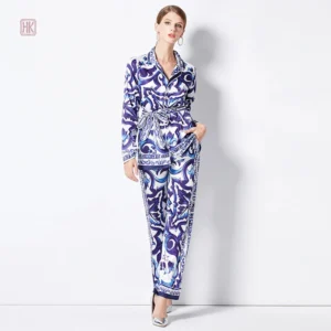 Ensemble Kimono à motifs élégant et tendance