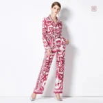 Ensemble Kimono Droit Original en tissu léger et fluide