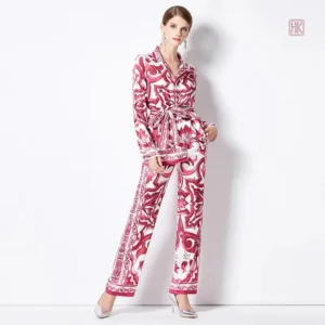 Ensemble Kimono Droit Original en tissu léger et fluide