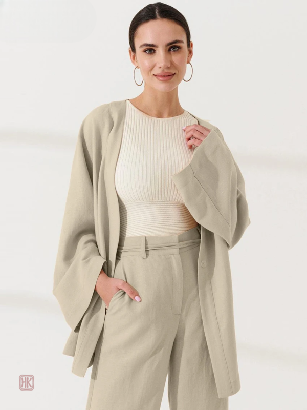 Vêtement d'intérieur kimono en coton