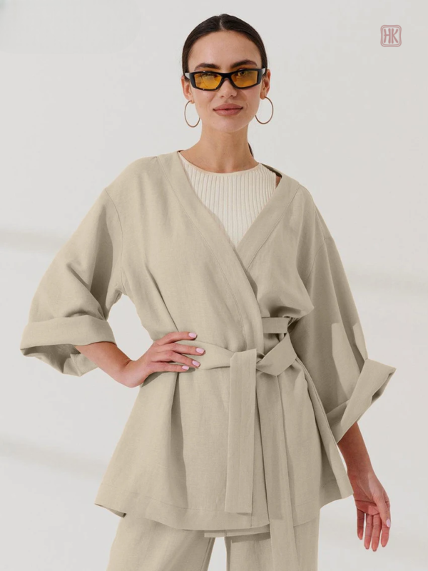 Ensemble de kimono léger en coton