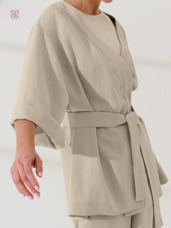 Vêtement kimono en coton pour toutes saisons