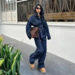 Ensemble Kimono en Jean élégant et tendance