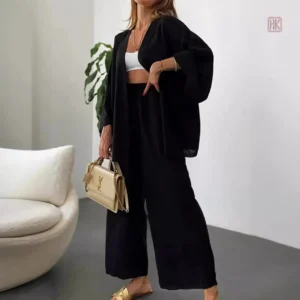 Ensemble Kimono Noir Estival