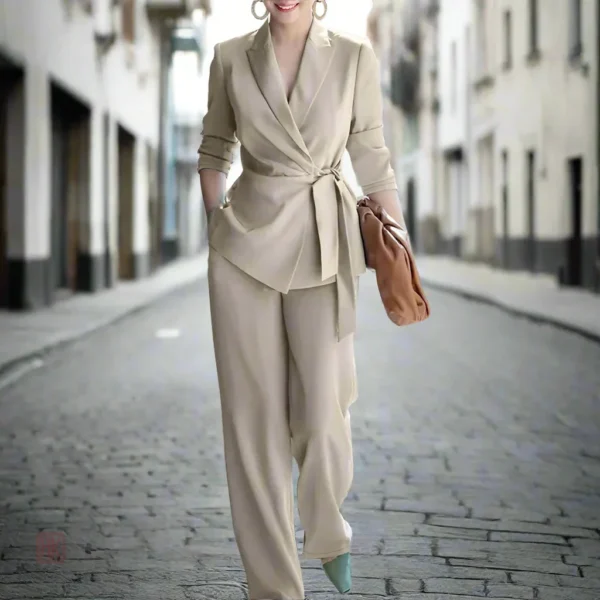 ensemble-kimono-femme-beige-chic-1 Ensemble Kimono Femme Chic Beige