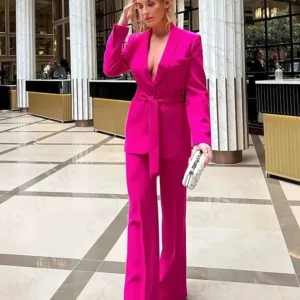 Ensemble Kimono Fuchsia élégant et coloré