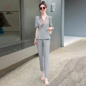 Ensemble Kimono Gris Chic