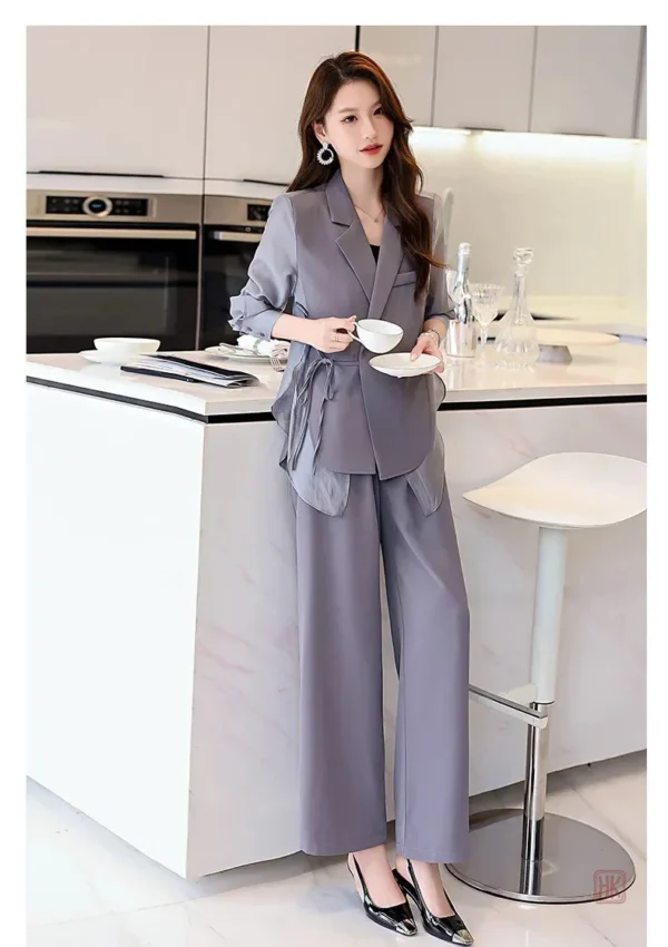 Kimono élégant en gris tendance
