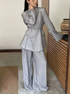 Kimono Sophistiqué en couleur grise
