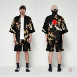 Ensemble Kimono Homme Fleuri élégant et coloré