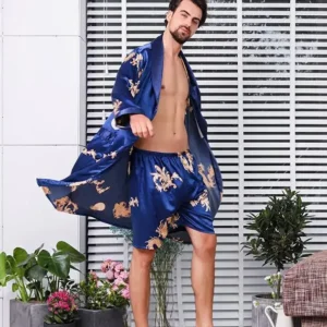 Ensemble Kimono Homme Pyjama élégant et confortable