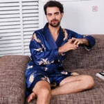 Peignoir Kimono Homme en tissu doux et léger