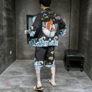 Ensemble Kimono Japonais Koi pour homme