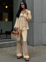 Style décontracté avec un kimono jaune lumineux