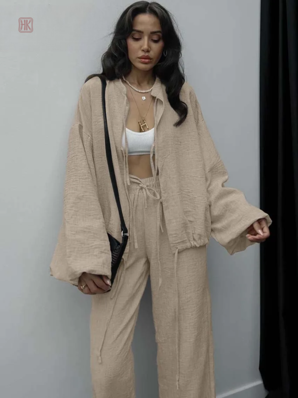 Kimono ample kaki, parfait pour un style bohème