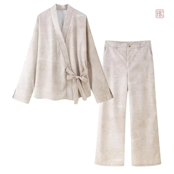 Ensemble kimono tendance pour une allure raffinée