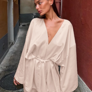 Kimono en satin, style élégant et confortable