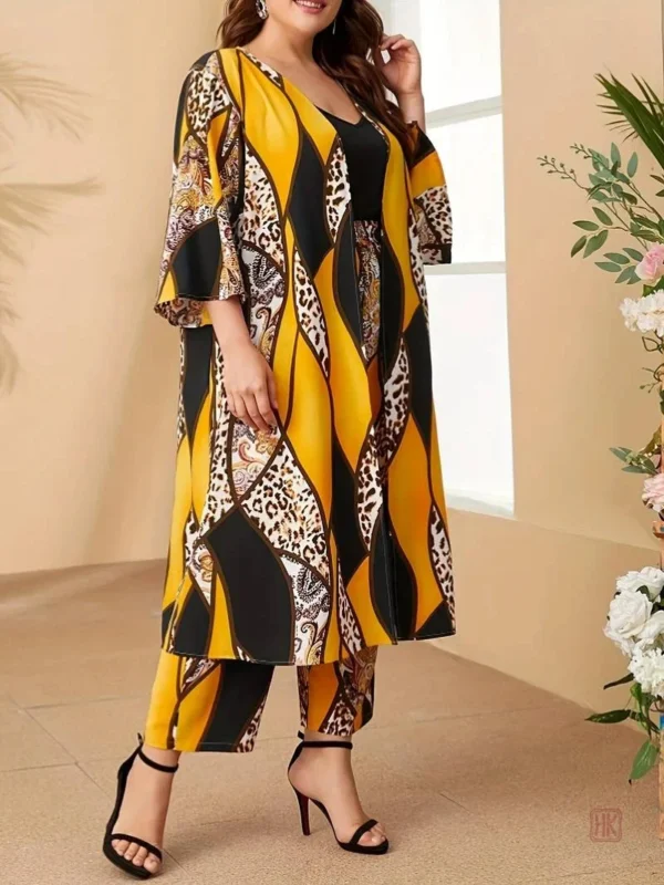 ensemble-kimono-leopard-1 Ensemble Kimono Léopard élégant et tendance