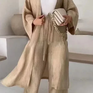 Ensemble Kimono Long Beige
