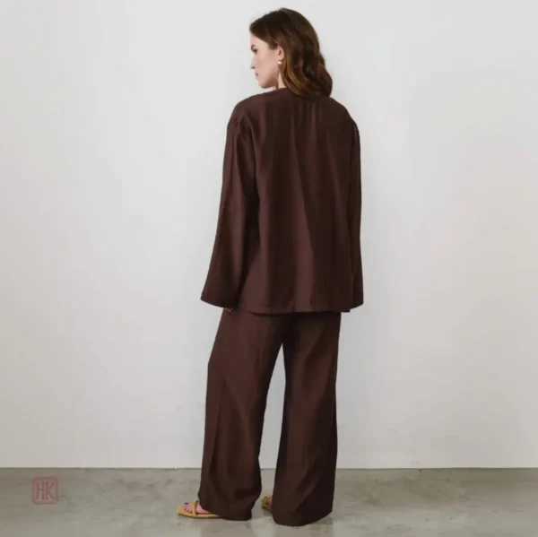 Pyjama kimono élégant pour moments de détente à la maison