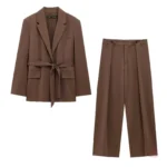 Kimono Élégant en marron pour un look tendance