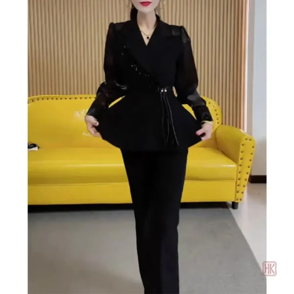 Vêtement Kimono Noir Chic et Confortable