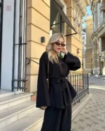 Ensemble Kimono Noir Chic Ample