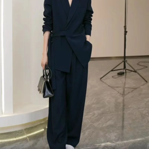 Ensemble Kimono Noir Boutonné