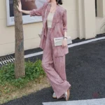 Ensemble élégant de kimono et palazzo