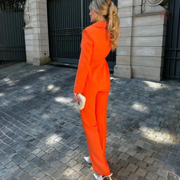 Vêtement Kimono Orange pour Femme