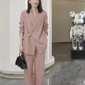 Ensemble Kimono Élégant Rose Poudré