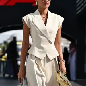 Kimono sans manches avec design moderne et chic