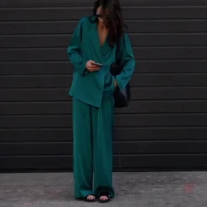 Ensemble Kimono Vert Émeraude élégant et moderne