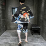 Ensemble Kimono Veste Mer Agité pour homme