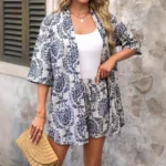 Ensemble Kimono Vintage d'Été pour femme