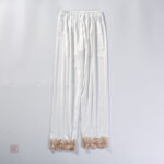 Ensemble de lingerie nuit femme en blanc