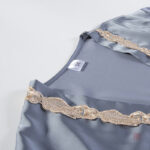 Kimono en satin avec nuisette
