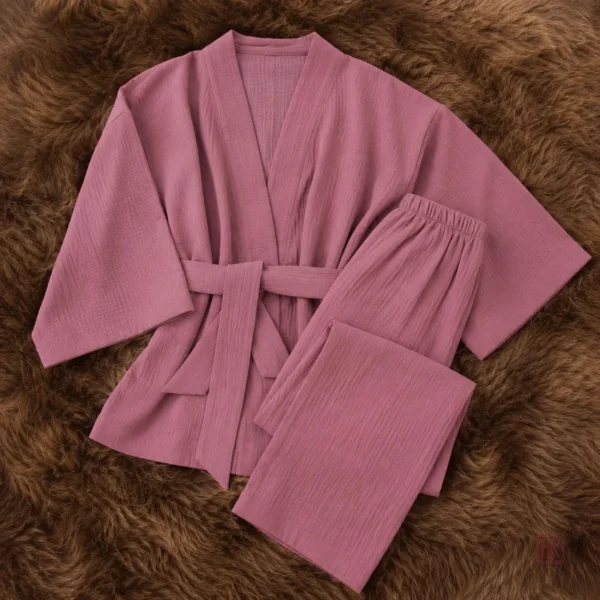 Vêtement de nuit confortable, ensemble pyjama féminin
