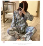 Ensemble Kimono léger à motifs végétaux