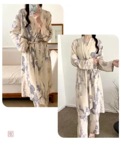 Pyjama Kimono Chic, parfait pour les nuits raffinées