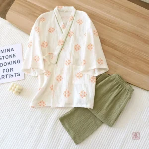 Pyjama Kimono Fluide pour femme