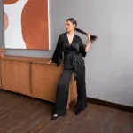 Vêtement de nuit sexy en tissu doux et léger