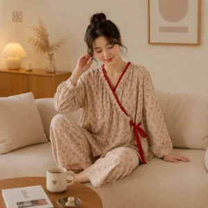 Kimono Rétro à fleurs pour un style élégant