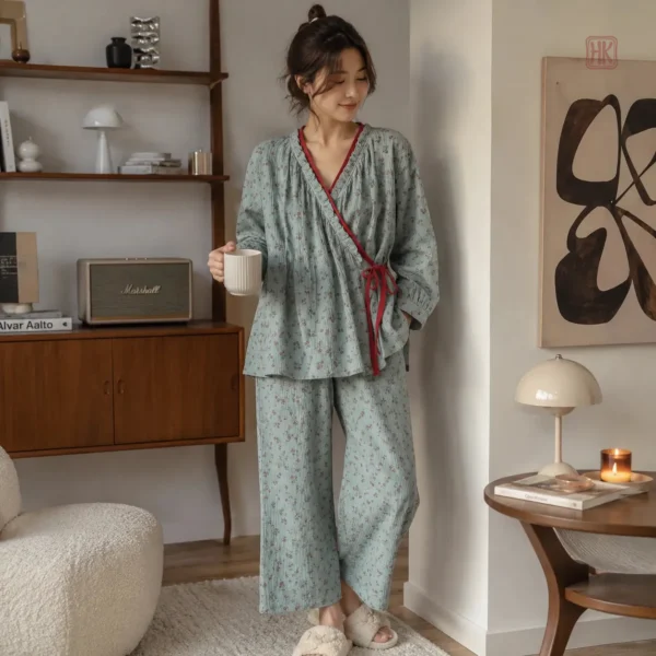 ensemble-pyjama-kimono-retro-leger-1 Ensemble Pyjama Kimono Léger Femme