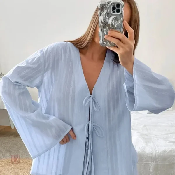 Ensemble pyjama élégant avec short