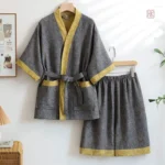 Short et Kimono Coton Épuré pour Détente