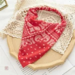 Foulard tendance pour cheveux, imprimé bandana coloré