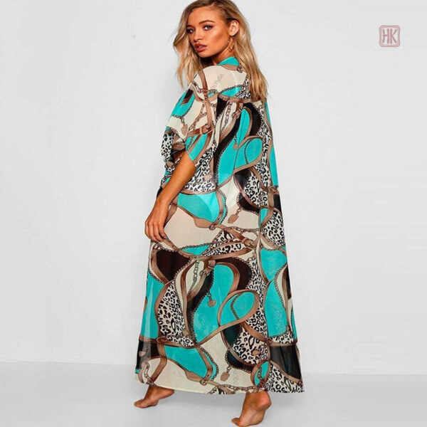 Kimono fleuri léger et élégant