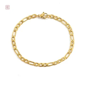 Gourmette femme dorée, bijou tendance et stylé
