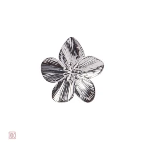 Bague femme avec motif floral, style moderne